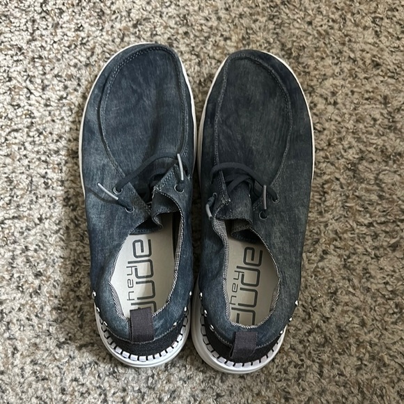 EUC Hey Dudes Wendy Studded Graphite Slip On Shoes - Picture 1 of 6